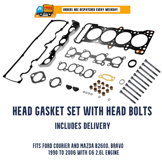 Ford Courier G6 Gasket Set with Bolts