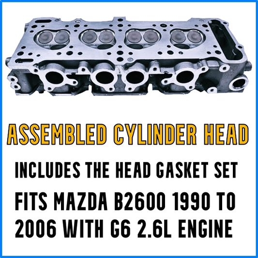 Mazda B2600 Complete Cylinder Head