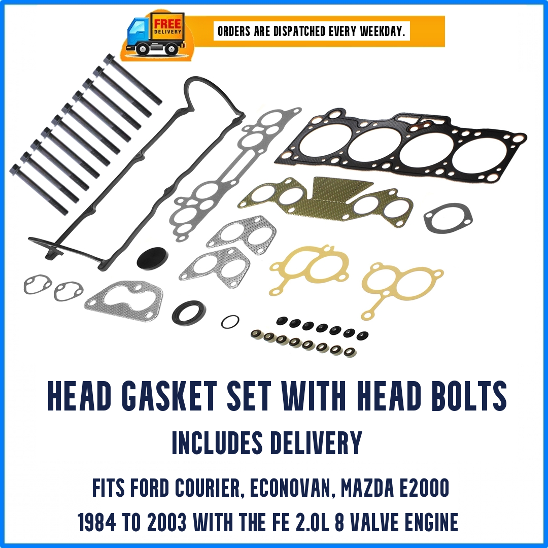 Ford Courier FE F2 F8 Head Gasket Set With Bolts