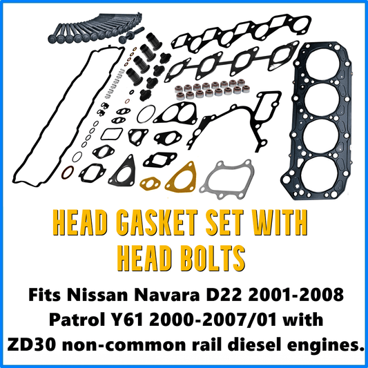 Nissan Navara Patrol ZD30 Non Common Rail Gasket Set