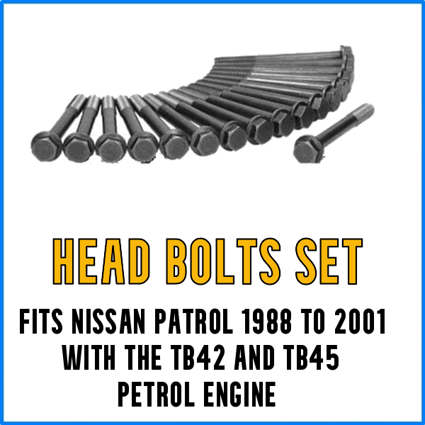 Nissan Patrol TB42 Head gasket Set with Head Bolts - Supreme Head Supply