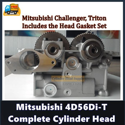 Challenger Triton 4D56Di-T Complete Cylinder Head - Supreme Head Supply