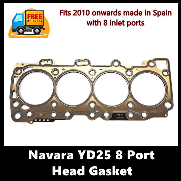 Navara YD25 Complete Cylinder Head Eight Port - Supreme Head Supply