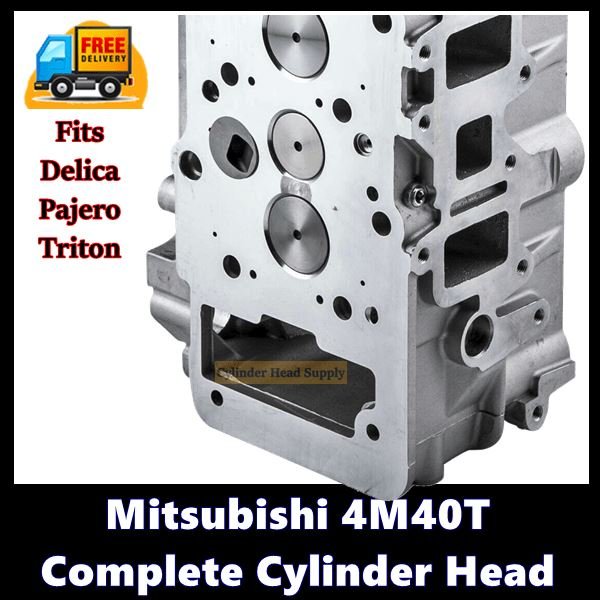 Pajero Triton 4M40T Complete Cylinder Head - Supreme Head Supply